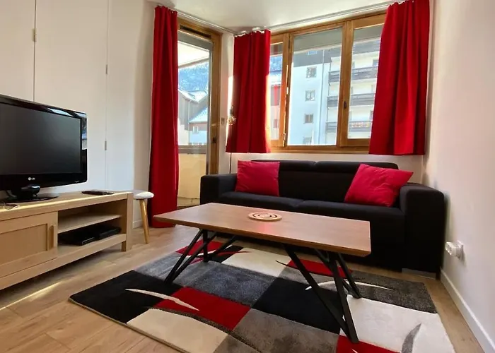 Chamois de Chamonix, Confortable 2 pièces, balcon, parking gratuit