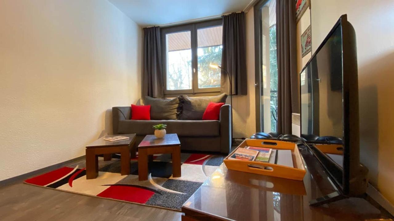 Chamois De Chamonix, Confortable 2 Pièces, Balcon, Parking Gratuit Appartamento